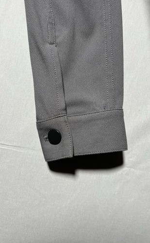 NEW THEORY MEN'S RIVER NEOTERIC TWILL DARK GREY JACKET SIZE S Defected - Picture 5 of 21
