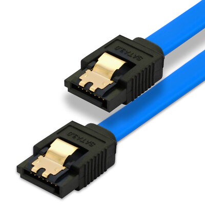 0,15m S-ATA III Kabel blau 15cm SATA-3 6 Gb/s HDD serial ATA SSD Datenkabel