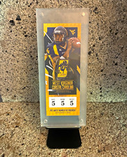 Pat White West Virginia Mountaineers Jersey Retirement Commemorative Ticket