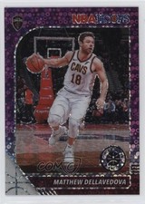 2019 Panini NBA Hoops Premium Stock Purple Disco Prizm Matthew Dellavedova 1k2k