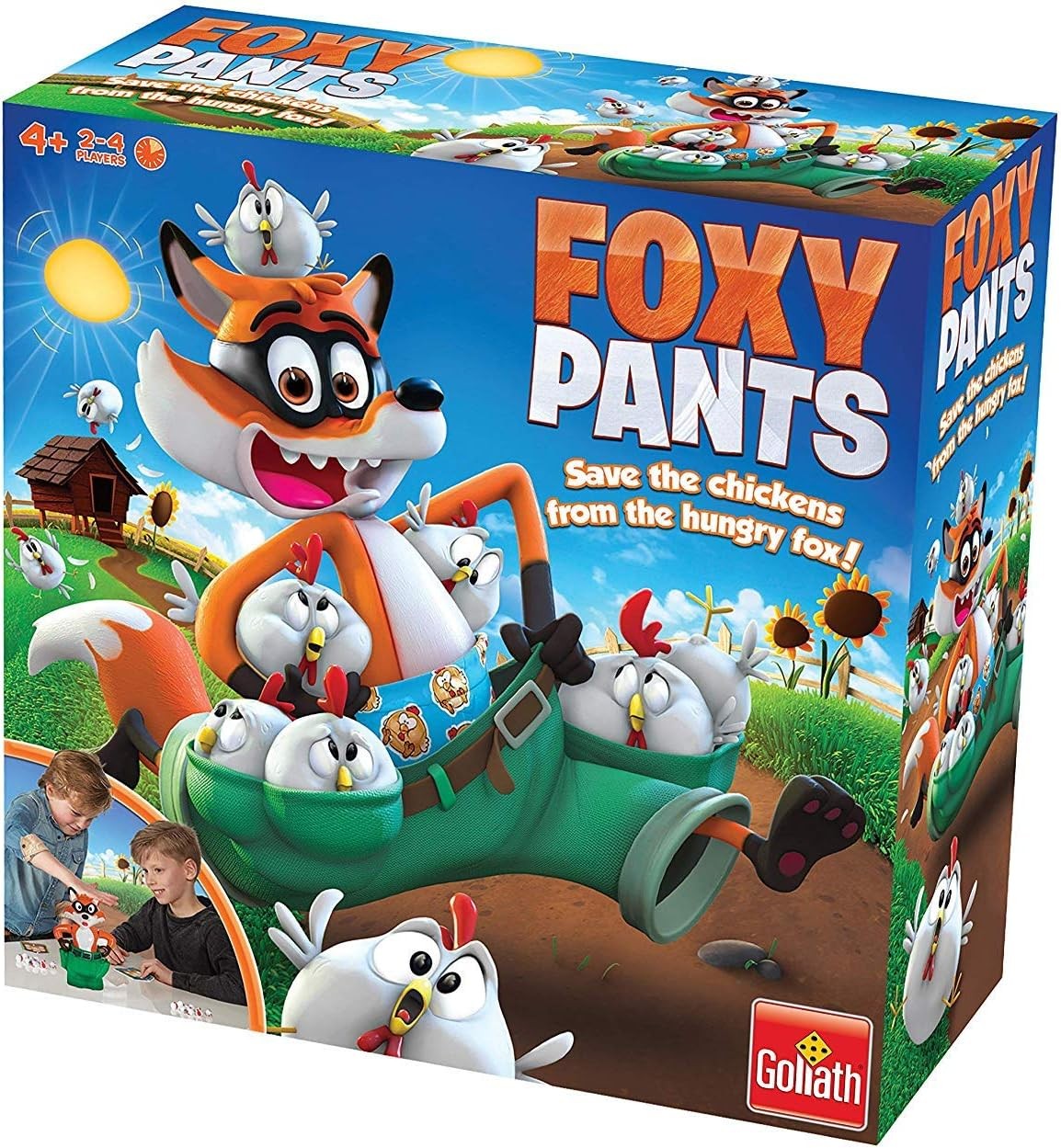 Foxy Pants: Save the Chickens From the Hungry Fox! | Fun Board Game for Kids |