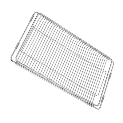 Effizienter Grillrost für Backofen Chrombau hält wiederholtem Erhitzen stand