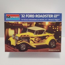 1932 FORD ROADSTER STREET ROD Model Kit Monogram 1/24 Scale New OPEN BOX READ