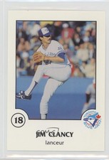 1988 Toronto Blue Jays Fire Safety French Jim Clancy r5o