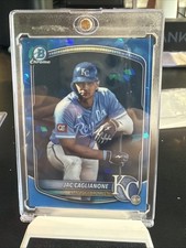 JAC CAGLIANONE 2025 BOWMAN CHROME SAPPHIRE IMAGE VARIATION ROYALS 🧼