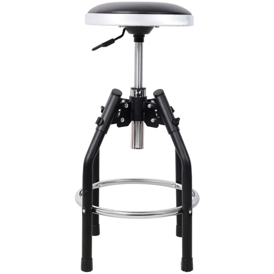 Heavy Duty Adjustable Hydraulic Mechanic Stool Foot Rest 360° Swivel - Image 3 of 4