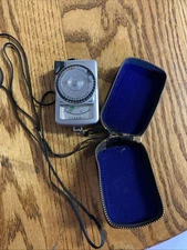 Vintage Sekonic L-98 Micro-Leader Light Meter W/ Leather Case
