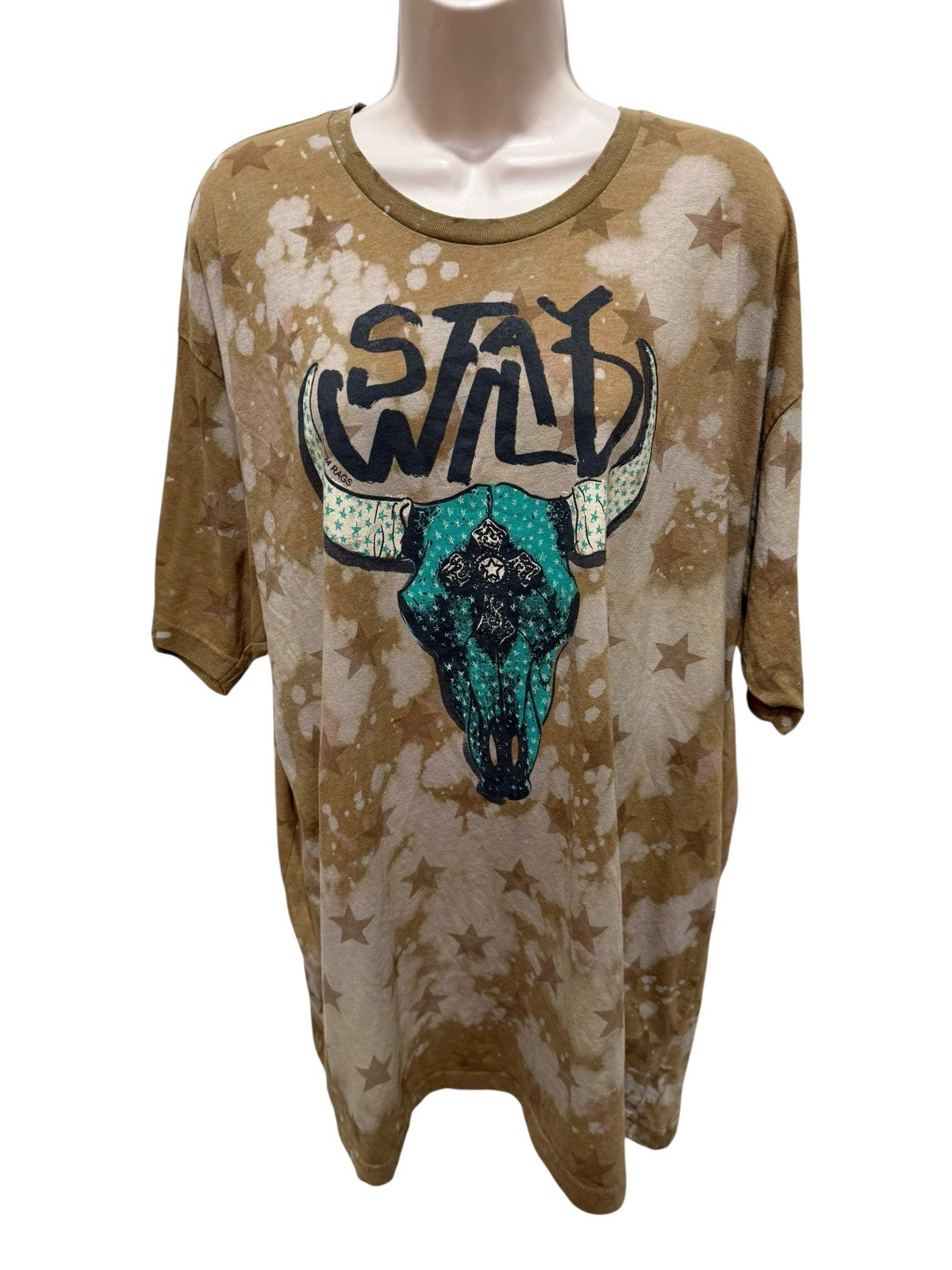 CODE FIVE Graphic Tee Short Sleeve Crew Neck Wome… - image 1