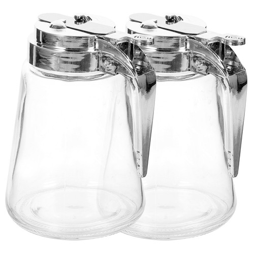 Condiments List Oil 2Pcs Glass Condiment Dispenser Transparent Reusable Leak Proof for Oil ...