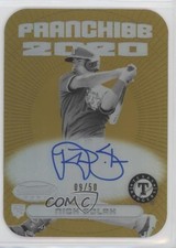 2020 Bowman's Best Franchise Die-Cut Gold Refractor 9/50 Nick Solak Auto g4c