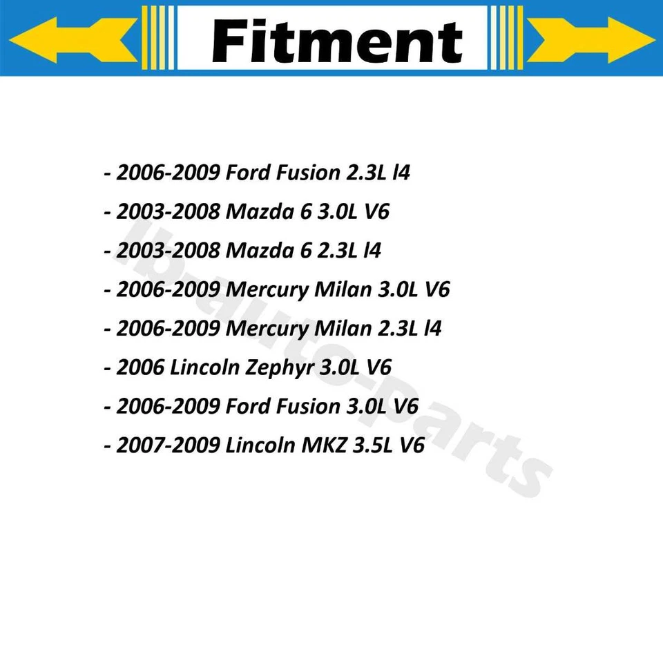2x Mangueira de Freio Traseira Para 2003-2008 Mazda 6 3.0L 2003-2008 Mazda 6 2.3L - Imagem 2 de 4