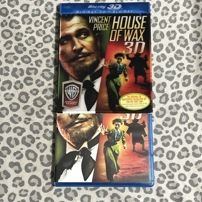 HOUSE OF WAX 3D-1953 W/ Lenticular Slipcover  Vincent Price