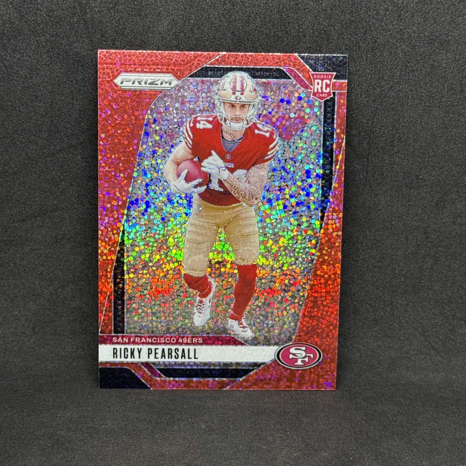 2024 Panini Prizm - Rookies Ricky Pearsall #383 Red Sparkle Prizm (RC)