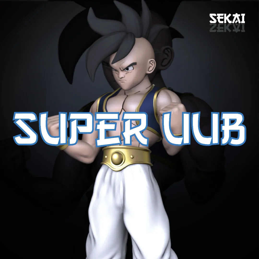 Super Uub - Unassembled and Unpainted Garage Kit - Model Designed by Sekai3D