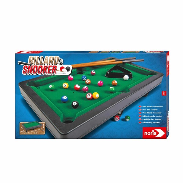 Noris Pool Billard & Snooker Tischbillard Mini Billard Kinderspiel Ab 4 Jahren-image