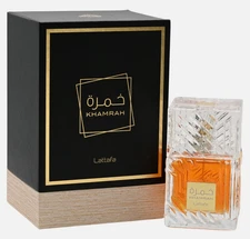 Khamrah by Lattafa Parfum 3.4oz 100ml. Long Lasting Arabic EDP. Made in U.A.E.