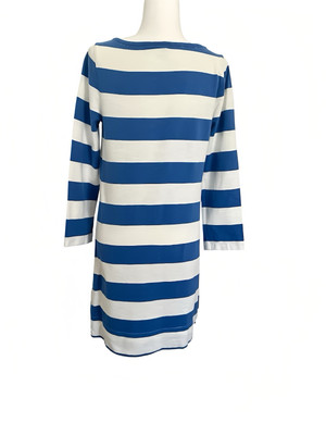 j crew blue white striped dress J. and Long Sleeve Size Small Alexandranx Solid Tube Bodycon newin COLOR:Black/Ivory