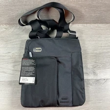 Tumi T-Tech Top Zip Crossbody Bag New With Tags Travel Black Messenger 11” X 10”