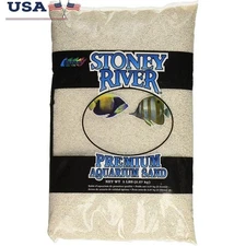 Aquarium Sand Substrate Non-Toxic Quartz Safe Freshwater Marine Tanks 5 lb New