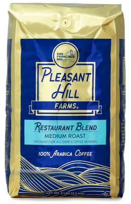 Pleasant Hill Farms Premium Selection Ground Coffee Bland 5 lb. Bag