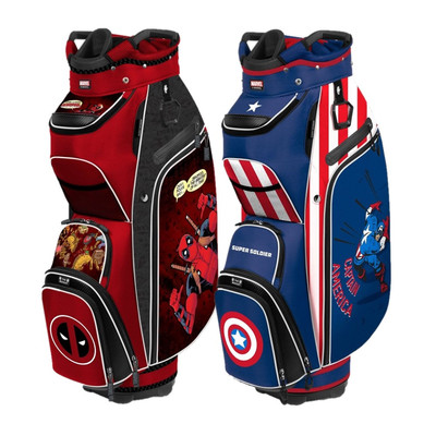 NEW Marvel Team Effort Bucket III Cooler Cart Golf Bag Pick your