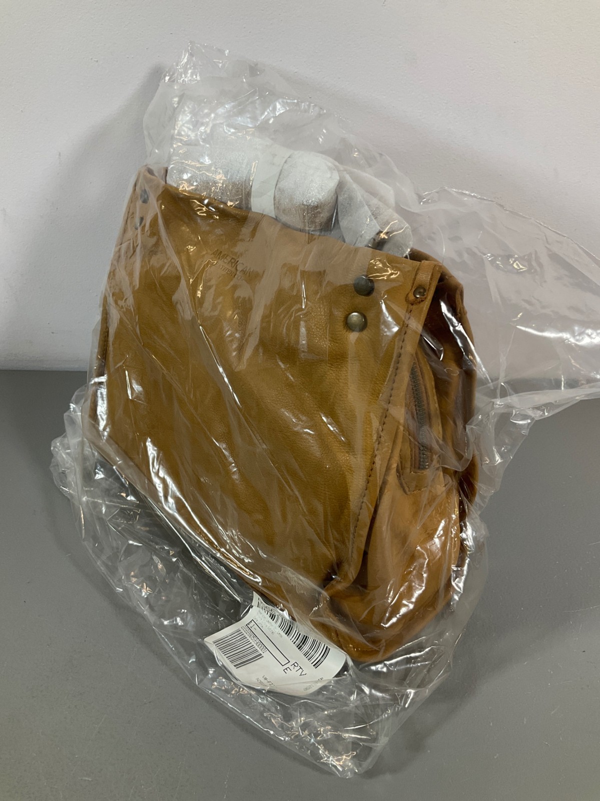 American Leather Co. Lenox Satchel - Cafe Latte Genuine Leather Handba #07caf897