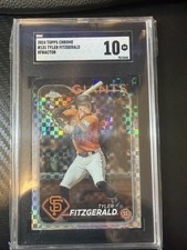 2024 Topps Chrome - Tyler Fitzgerald #131 X-Fractor (RC)