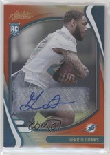 2021 Absolute Rookies Spectrum Orange Signatures 63/75 Gerrid Doaks Auto 8wm
