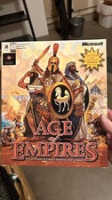 RARE Age of Empires 1998 Big Box Windows 95 98 NT4.0 VINTAGE PC Game, 1.0