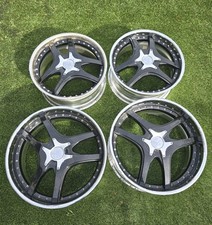 Lowenhart Lsr 3 Piece Staggered Wheels Caps Rims From Japan. 5x112 20 F 22 R