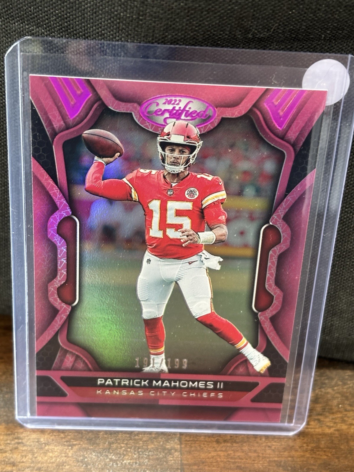 2022 Panini Certified - Patrick Mahomes II #46 Mirror Pink /199