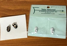 2 Pair Vintage Painted Metal Baby Booties & Mary Janes For Miniature Dollhouse