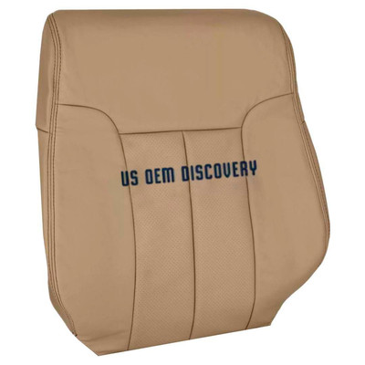 2011 2013 2014 For Ford F150 Driver Top Perf Synthetic Leather Seat Cover Tan