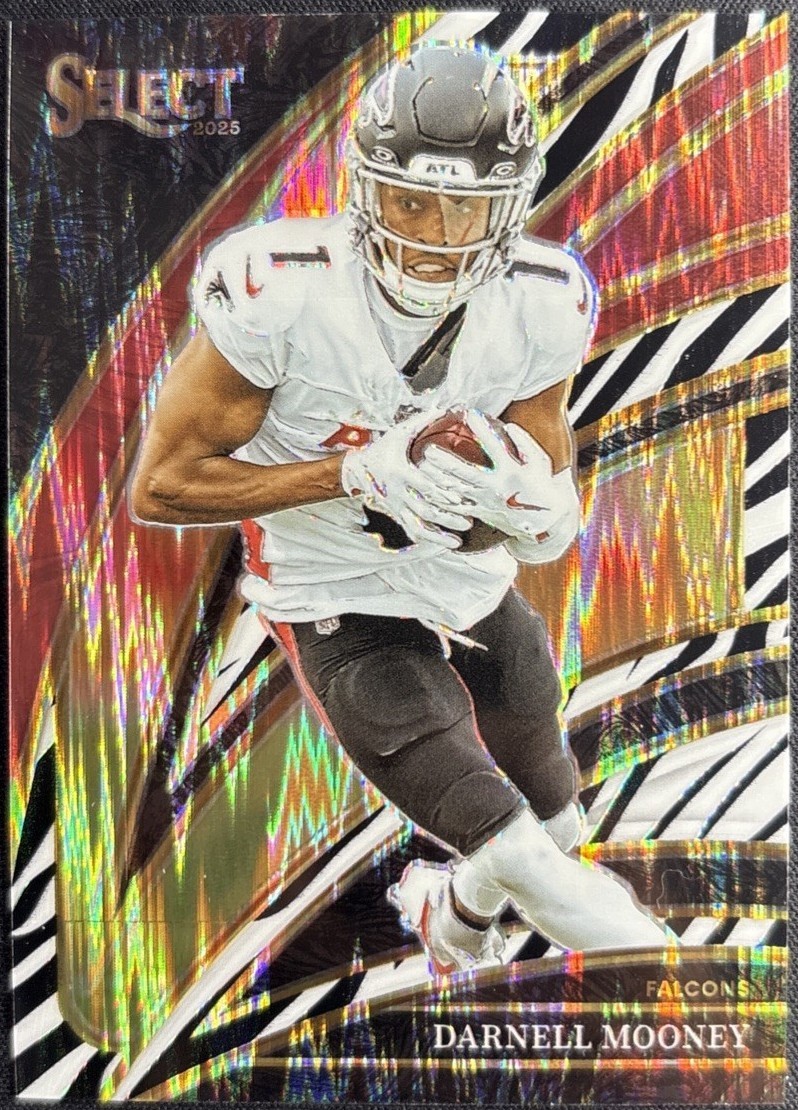 8個選び放題 2025 Panini Select - Club Level Darnell Mooney #246 Zebra Prizm