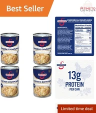 Canned Chicken and Dumplings Pack of 4 10.5 Oz Classic Southern Comfort Food