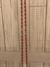 Vtg Red Plastice Beaded Rosary Crucifix Cross Necklace EUC — photo 3