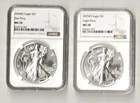 2024P-2025P AMERICAN SILVER EAGLE STAR & EAGLE PRIVY  NGC 70 BROWN LABEL