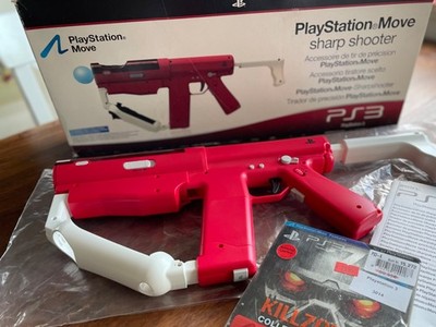 Sony PlayStation Move sharp shooter + Sci-Fi Game Collector´s Edition. OVP. TOP!