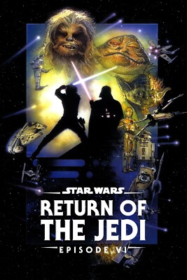 STAR WARS RETURN OF THE JEDI ポスター 1983年 1983 Star Wars VI Return Of The Jedi 40th Movie Poster 11X17 Vader