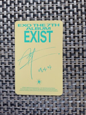 EXO Sehun Exist Version O Photocard PC Cream Soda | eBay