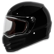 TORC - T9 Retro Full Face Helmet - Gloss Black - Size Medium - T905:23