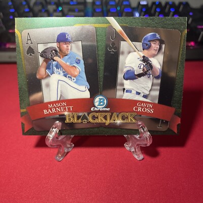 2022 Bowman Draft Mason Barnett & Gavin Cross Blackjack Insert Card #BJ-2 A532