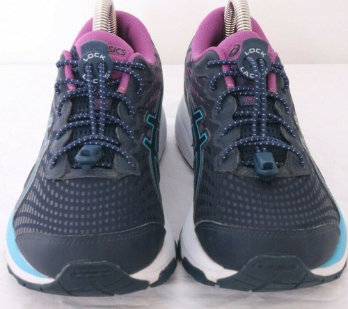 Asics Gel-Cumulus 22 GS Black Mesh 1014A148 Running Shoes Youth 5 Y or Women's 7 - Picture 4 of 9