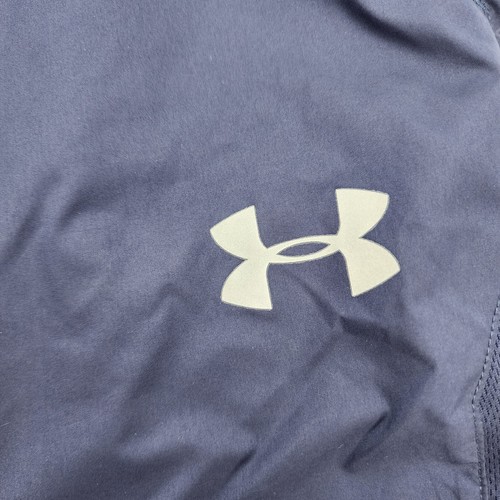 UNDER ARMOUR FITTED NAVY BLUE 100% POLYESTER TRACK PANTS MENS SIZE M - Picture 12 of 14