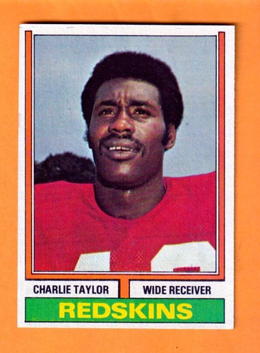 Charley Taylor Washington Redskins 1974 Topps #510 HOF Arizona State Sun Devils