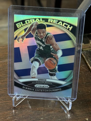 2023-24 Panini Prizm Global Reach Giannis Antetokounmpo - Silver Prizm