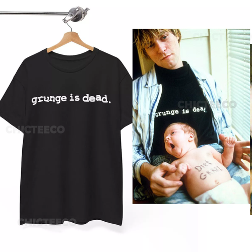 Todas las Camisas de Kurt Cobain Nirvana Grunge Rock Icono Camisa Música Banda Unisex Camiseta - Imagen 21 de 21