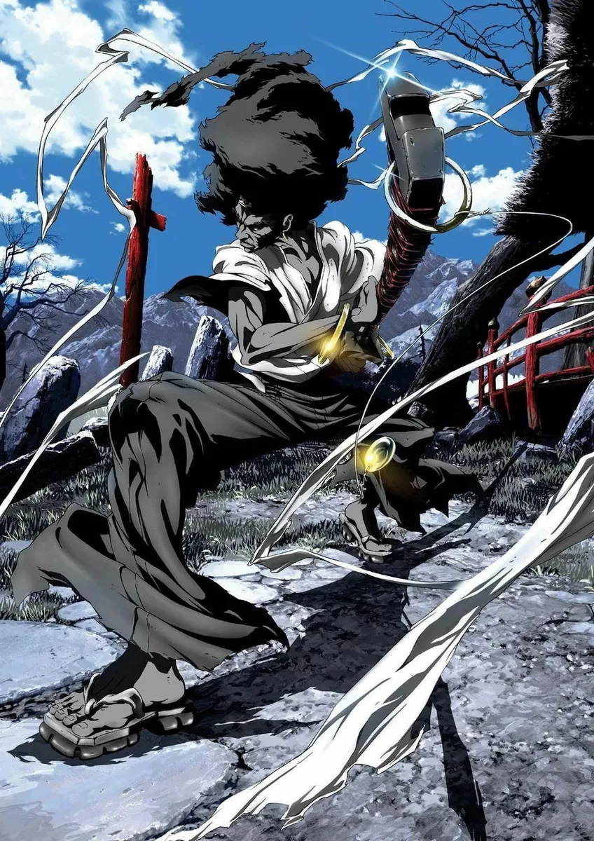 Afro Samurai  Afro samurai, Samurai anime, Samurai art