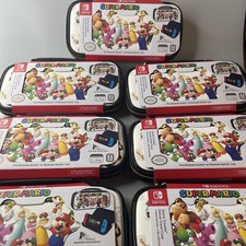 7x Nintendo Switch SUPER MARIO Game Traveler Deluxe Case Adjustable Game Card