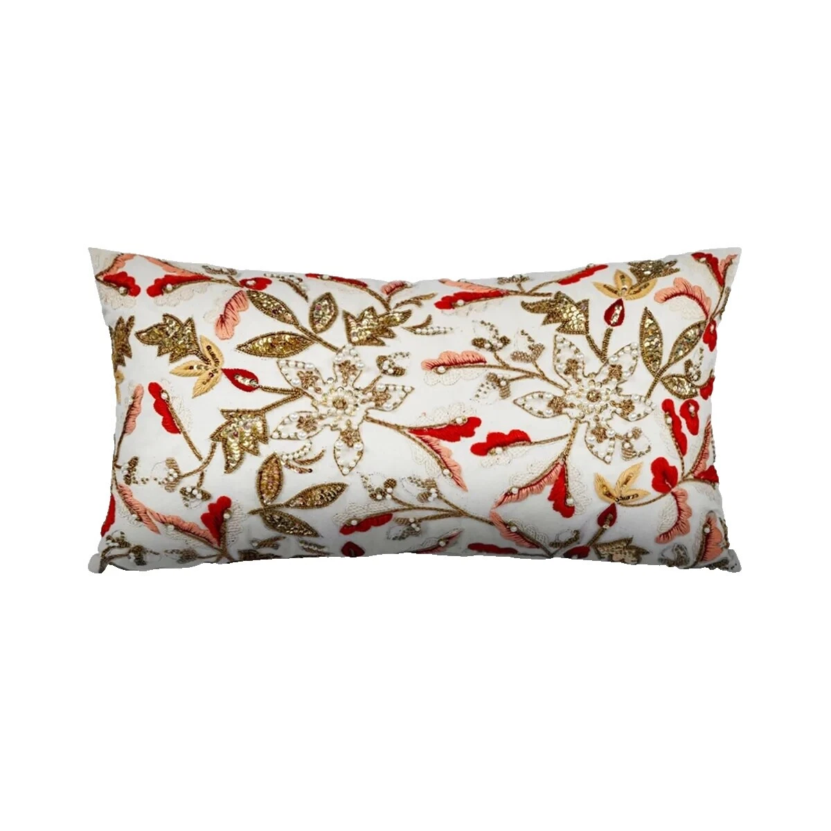 Las flores del 100% Seda Almohadas de Decoración para el Hogar